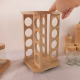 Rotating Spice Rack with 16 Glass Jars